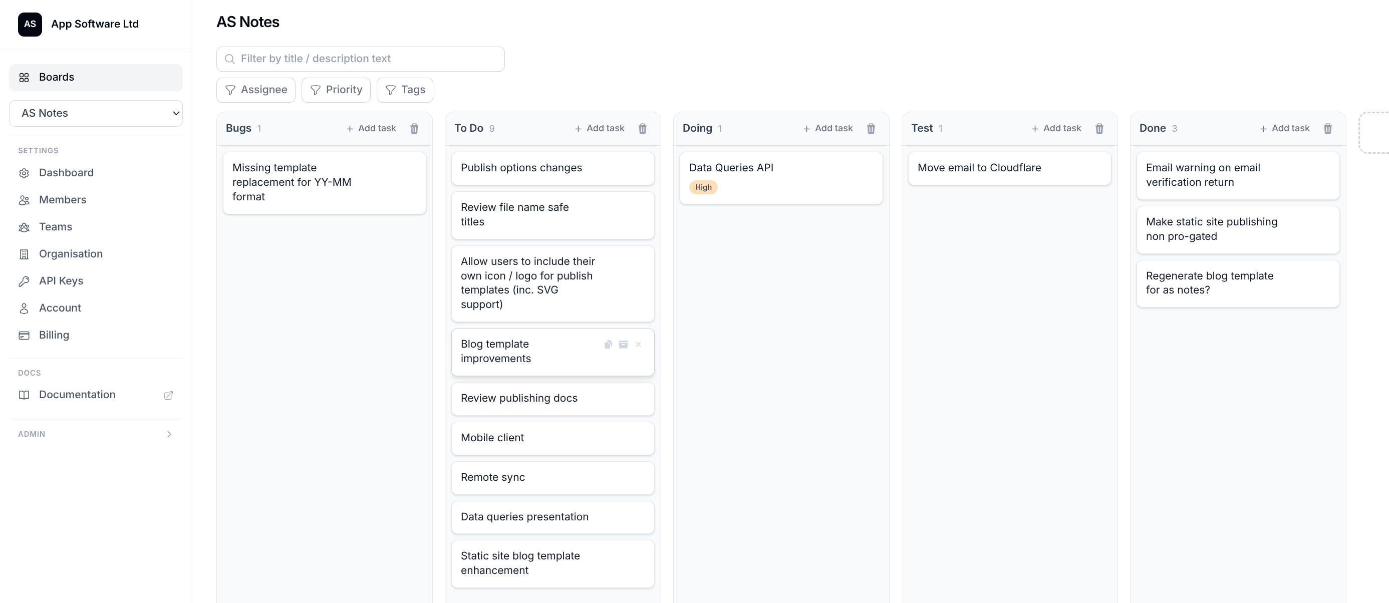 AgentKanban task boards